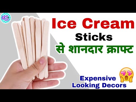 Expensive Looking Decors with Icecream Sticks 😲 | Best Out Of Waste diya