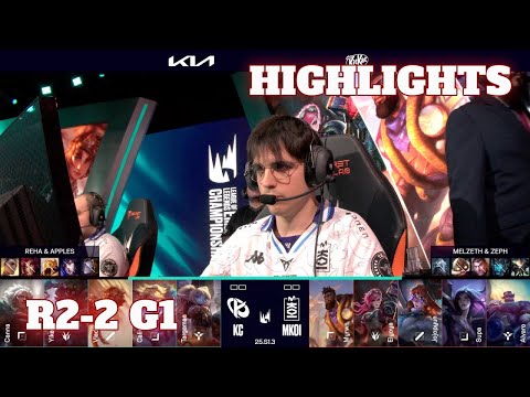 KC vs MKOI - Game 1 Highlights | Round 2 LEC Winter 2025 Playoffs | Karmine Corp vs Movistar KOI G1