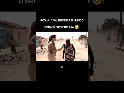 O brasileiro com a IA 🤣 #ai #pov #veo3