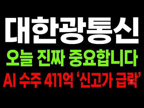 [대한광통신 <strong>주가</strong> 전망] -5.41% 신고가 급락! 16,283원 방어선 <strong>사수</strong> 여부 총정리