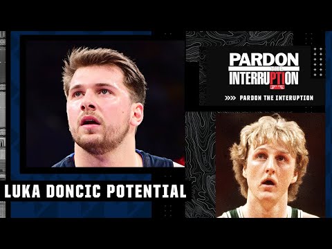 Luka Doncic is on the road to being Larry Bird's equal - Wilbon  | Pardon The Interruption video clip