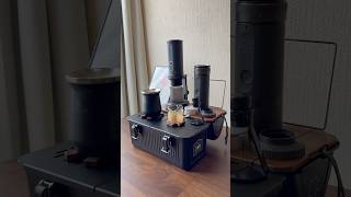 Uncle's espresso time…Outin Outdoor setup #coffee #espresso #outdoor