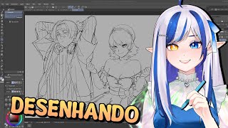 Desenhando mais um pouquinho! ART STREAM