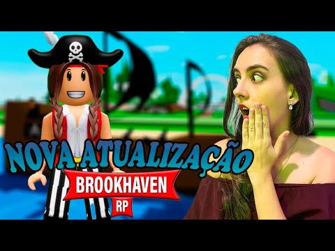 Nova Atualização Pirata no Brookhaven Roblox! Novos Barcos, Roupas, e Pets!