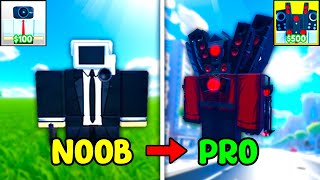 Noob To Pro In Toilet Tower Defense Roblox Get Legendary Unit!