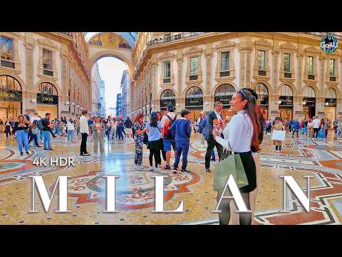 MILAN ITALY 🇮🇹 4K Grandiose cosmopolitan metropolis / Holiday from Switzerland