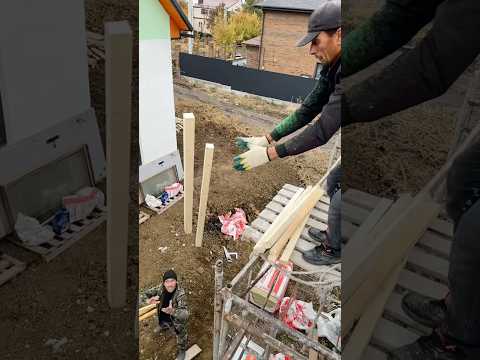 🔥НЕМНОГО СБОРКИ КРЫШИ 🔥 #shots #diy #tiktok #reels #wood #ремонт #стройка #строительство #крыша