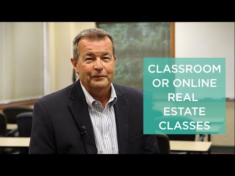 Online or Classroom Real Estate Classes - What's Best...