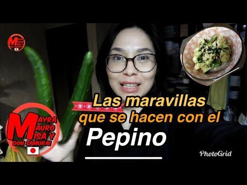 Ensalada de Pepino con Atun+a los niños les gusta +Receta Japon