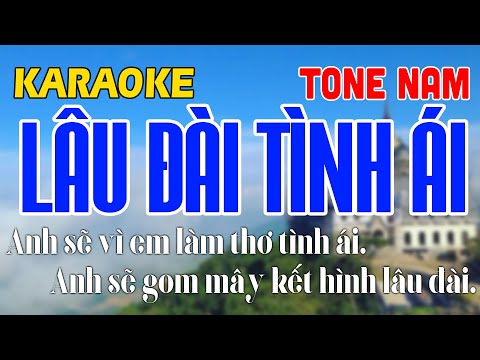 KARAOKE LÂU ĐÀI TÌNH ÁI, TÔI ĐƯA EM SANG SÔNG – Liên Khúc Karaoke Bolero Beat Hay Dễ Hát