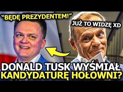 HOŁOWNIA OGŁOSIŁ ŻE BĘDZIE KANDYDOWAŁ NA PREZYDENTA! TUSK AŻ PARSKNĄŁ ŚMIECHEM GDY TO USŁYSZAŁ!