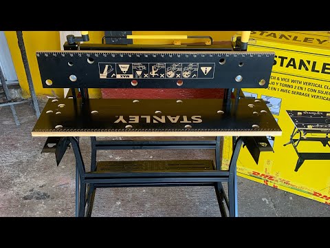 Armado de mesa de trabajo 2 en 1 STANLEY
