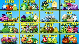 Random 16 Team vs All Zombies - Who Will Win? - PvZ 2 Team Plant vs Team Plants