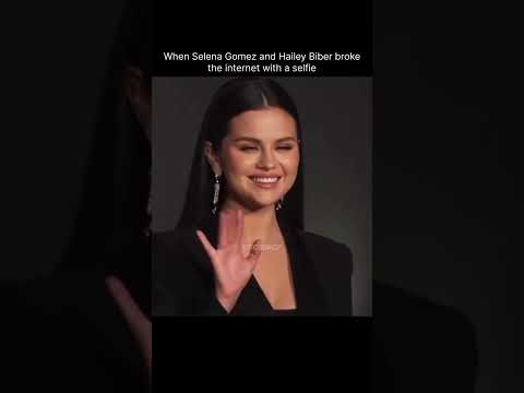 When Selena Gomez and Hailey Bieber broke the internet #selenagomez #hailey