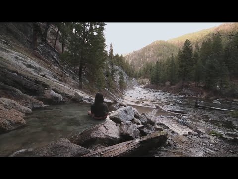 YouTube video thumbnail: Exploring Idaho: Remote Mountain Hot Spring for the Adventurous