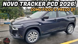 NOVO CHEVROLET TRACKER PCD 2026 E AGORA COMO FICOU OS PREÇOS E O QUE ELA OFERECE?