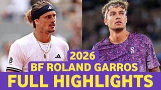 Alexander Zverev vs Flavio cobolli Tennis Highlights Today - Before Roland Garros 2026 