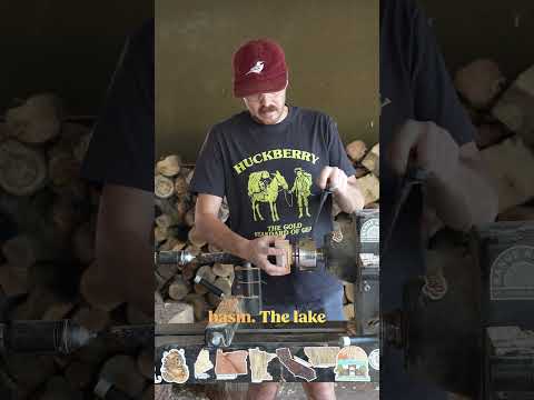Turning a Piece of Salty Wood into a Salt Cellar #woodworking #wood #shorts