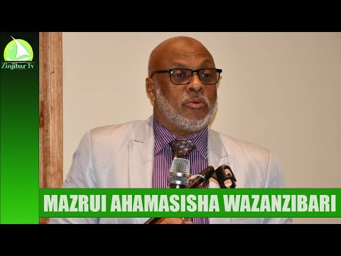 MAZRUI AHAMASISHA WAZANZIBARI