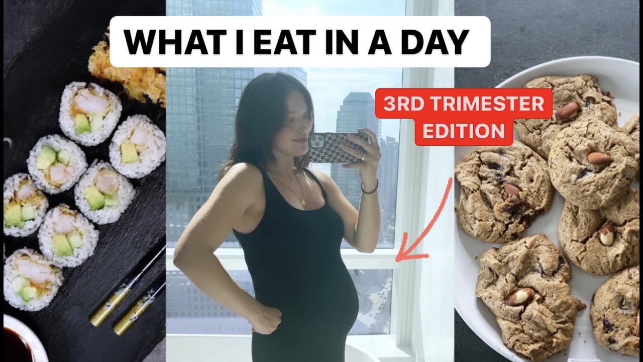 What I Eat In A Day As A Model - Pregnancy 3rd Trimester Edition - Emily DiDonato