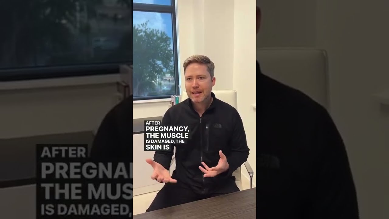 Discussion on muscle and skin changes after pregnancy.