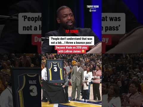 Dwyane Wade’s Fake Lob Turns into a Genius Bounce Pass to LeBron!”#shorts