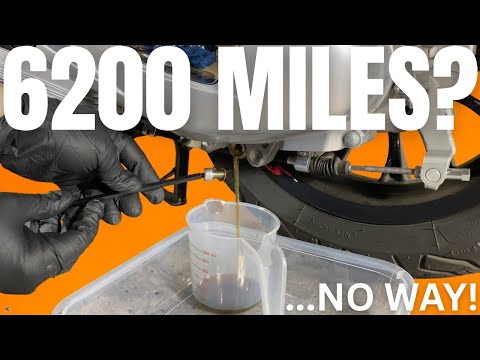 6200 Miles on the same Hub Oil? Vespa Sprint 150 S gear oil change | Eni Rotra Bike 80w90 GL-4 oil