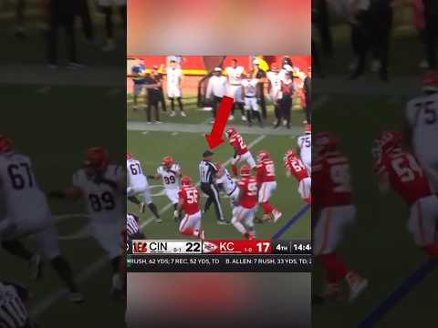 Ref Gets CRUSHED by Joe Burrow!