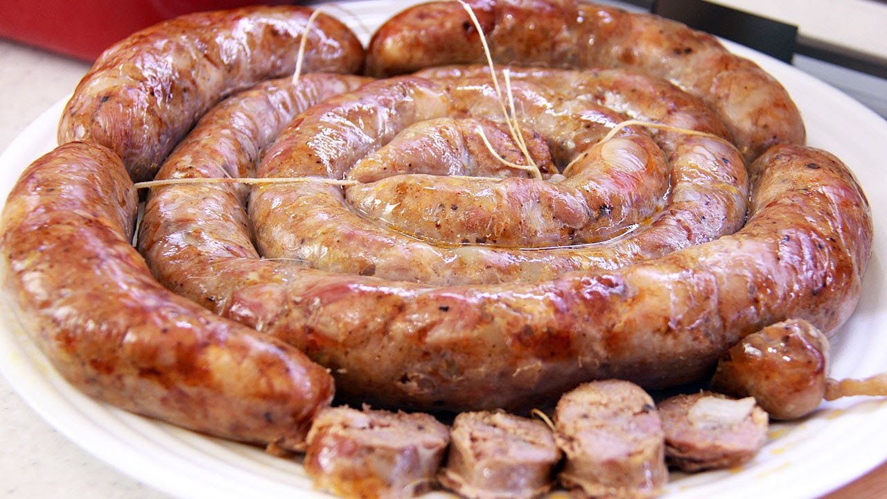 РЕЦЕПТ ДОМАШНЯЯ ПРЯНАЯ КОЛБАСА (ГОСТ. Колбаса для жарки и запекания