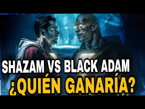 SHAZAM VS BLACK ADAM ¿QUIEN GANARIA? DC en 1 minuto #short #shorts
