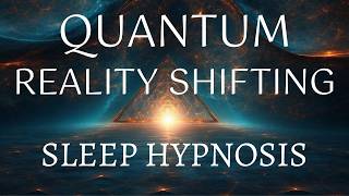 QUANTUM REALITY SHIFTING | SLEEP HYPNOSIS | Train Method 🚂 with DELTA WAVE BRAIN ENTRAINMENT
