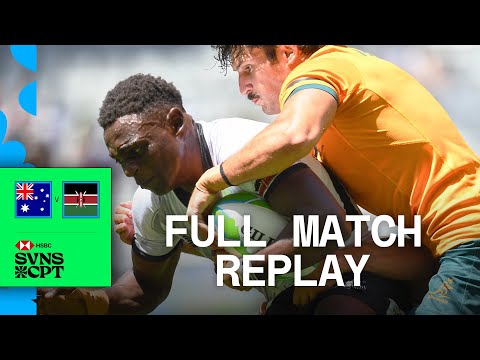 STUNNING comeback 😮 | Australia v Kenya | Cape Town HSBC SVNS | Full Match Replay