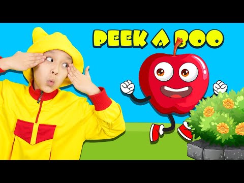 Peek A Boo Song | Fruits and Vegetables 🍎🌽 | Yummy Kids Songs