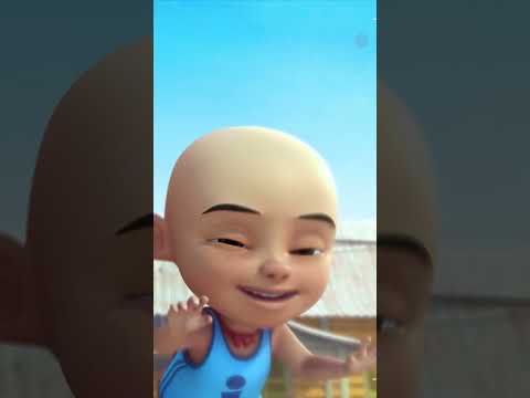 Upin & Ipin seronok bila puasa sebab dapat kumpul pahala dengan ada bazar ramadan setiap hari! 🌙✨🍽️