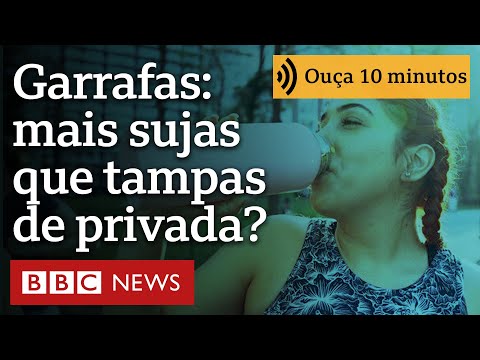 Mais sujo que assento de privada? Como evitar que garrafa d'água vire um poço de micróbios.