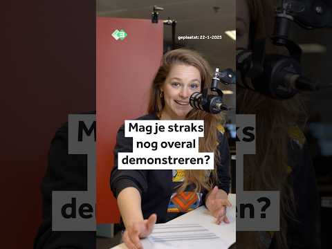 Mag je straks nog overal demonstreren?