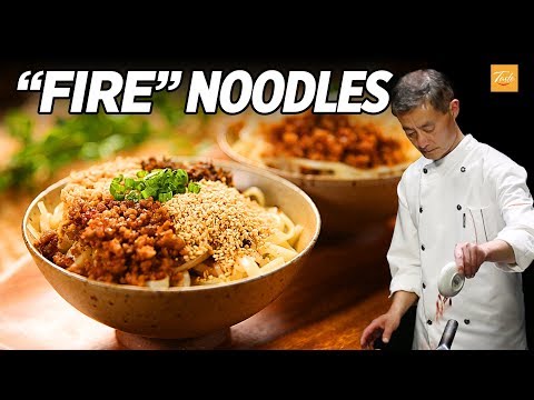 The Magic of "Fire" Noodles l Best Unknown Street Food of China