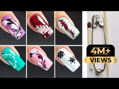 Easy Nailart within 2 minutes || Nailart at Home #nailart #naildesign #nailtutorial