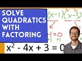 Solving Quadratics by Factoring Techniques
