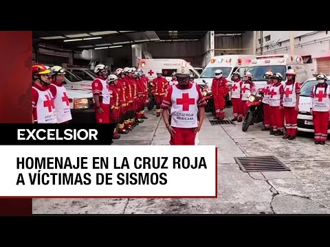 Toque de sirenas en la Cruz Roja por víctimas de sismos