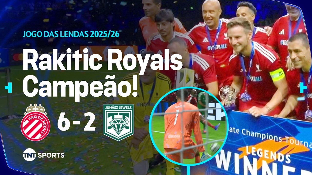 GOLEIROS FALHANDO BIZARRAMENTE E GOLAÇOS! TIME RAKITIC 6X2 TIME JUHÁSZ | FINAL | JOGO DAS LENDAS