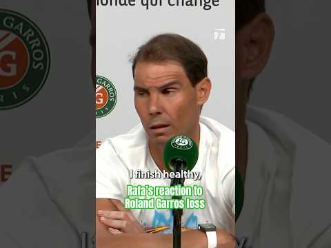 RAFA: “I am at peace” 🫶 #nadal #rolandgarros #frenchopen