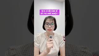 CƠ HỘI VÀNG ĐỂ BỨT PHÁ NGHỀ NGHIỆP 2026 ? #chungkhoan #dautuchungkhoan #cophieu #ctv