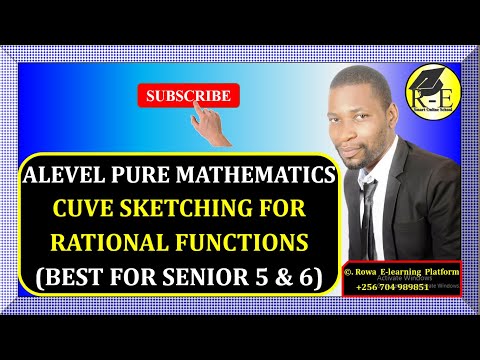008 – ALEVEL PURE MATHEMATICS| CURVE SKETCHING FOR RATIONAL FUNCTIONS| FOR SENIOR 5 & 6