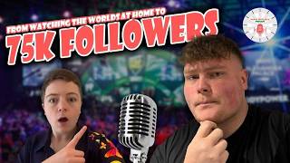 From watching the Worlds at home to 75k followers! | Interview with Crutchley Darts
