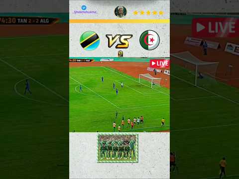 لحظات مجنونة من مباراة الجزائر وتنزانيا!
