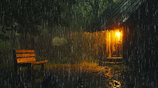 Sonido de Lluvia Relajante y Fuego: Relajación y Sueño Profundo - ASMR