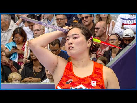 【陸上女子】世界女王・北口榛花 わずか1投で貫禄の予選通過!決勝進出|パリオリンピック 女子やり投げ予選