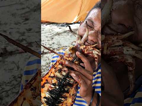 Cumi ukuran bayi ๐ฑ๐ฆ๐ฆ๐ฆ #seafood #squid #hunting #mukbang #bbq #grilled #fish #fishing