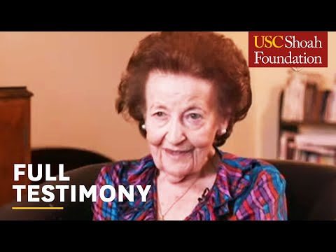 Holocaust Survivor Honey Chester | Last Chance Testimony Collection | USC Shoah Foundation